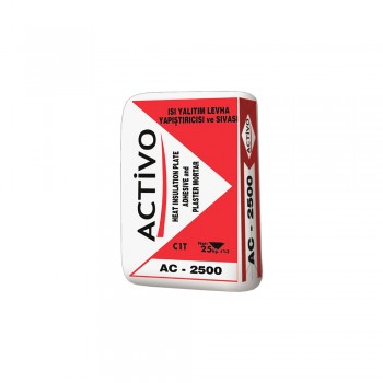 Activo Isı Yalıtım Levha Yapıştırıcısı ve Sıvası AC 2500 Activo Isı Yalıtım Levha Yapıştırıcısı ve Sıvası AC 2500