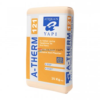 Atışkan A-Therm 121 Mantolama Yapıştırma ve Sıva Harcı Atışkan A-Therm 121 Mantolama Yapıştırma ve Sıva Harcı