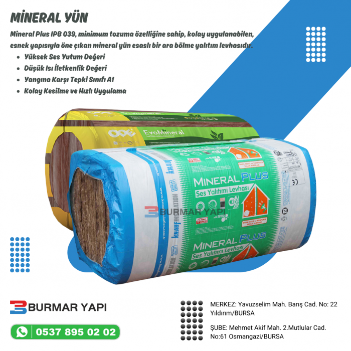 Mineral Yün Fiyatları 2026