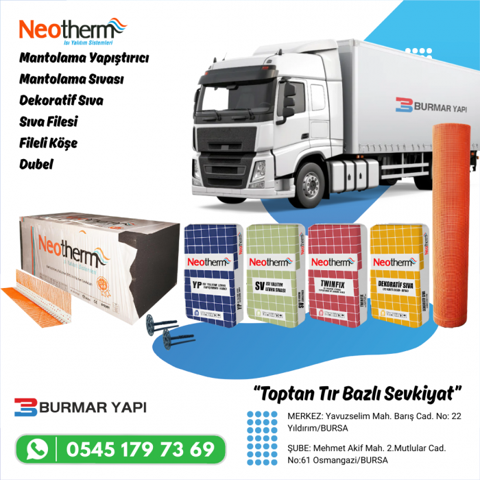 Sakarya Neotherm Mantolama Fiyatları